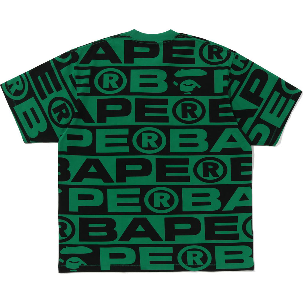 LUX SPORT PATTERN OVERSIZED TEE MENS | us.bape.com