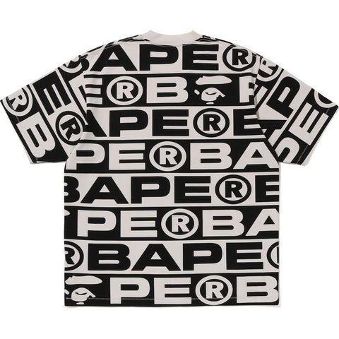 LUX SPORT PATTERN OVERSIZED TEE MENS