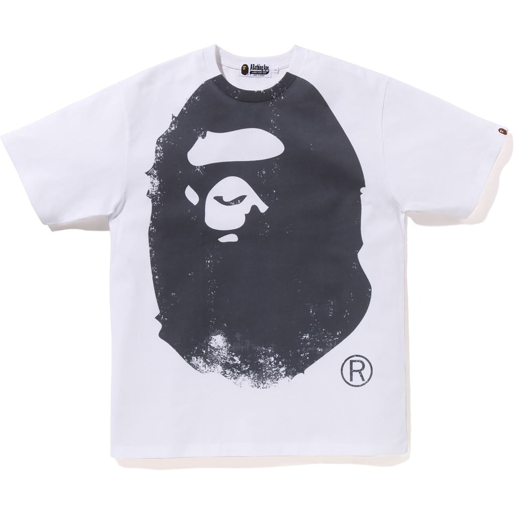 OVERPRINTED APE HEAD TEE MENS