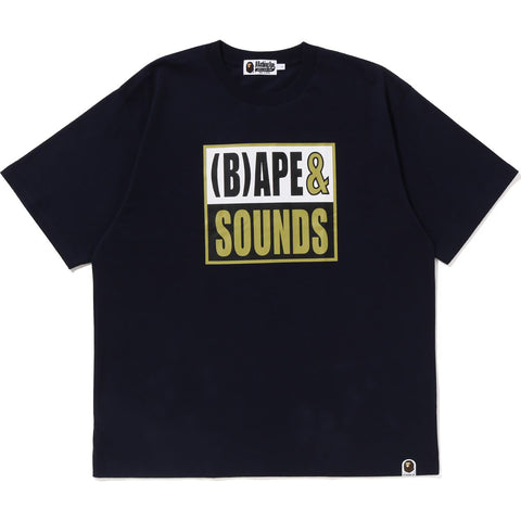 (B)APE SOUNDS LOGO TEE RELAXED FIT MENS