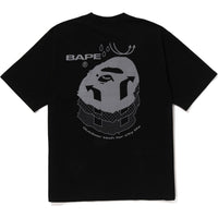 BAPE REFLECTIVE PRINT TEE RELAXED FIT MENS