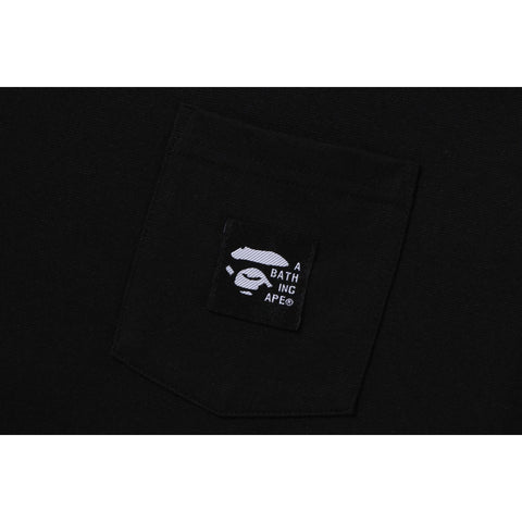 A BATHING APE LABEL POCKET TEE MENS