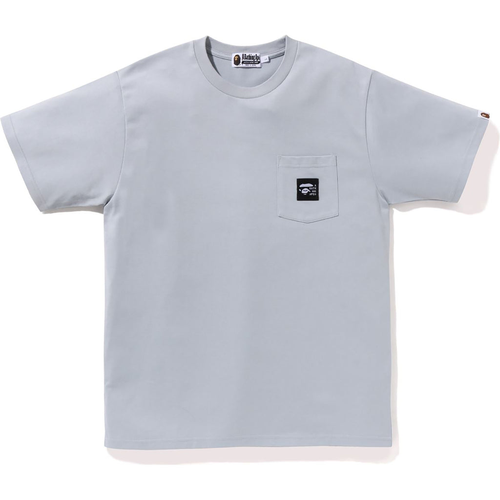 A BATHING APE LABEL POCKET TEE MENS