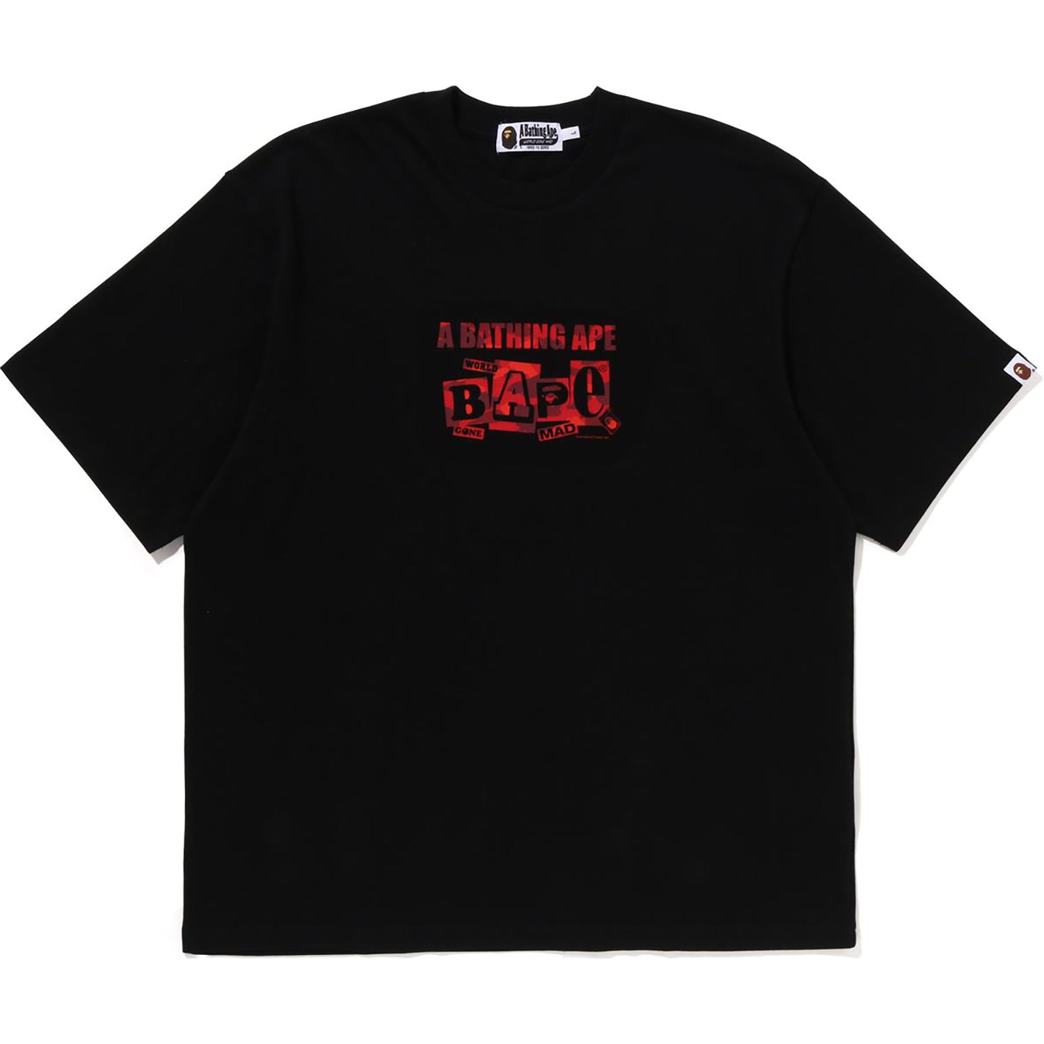 BAPE TEXT GRAPHIC TEE MENS – us.bape.com