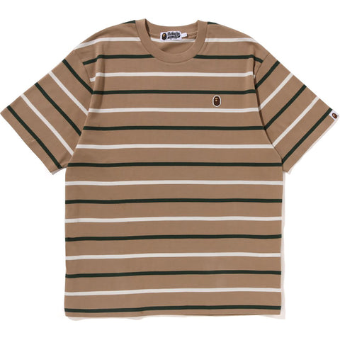 APE HEAD ONE POINT STRIPE TEE MENS