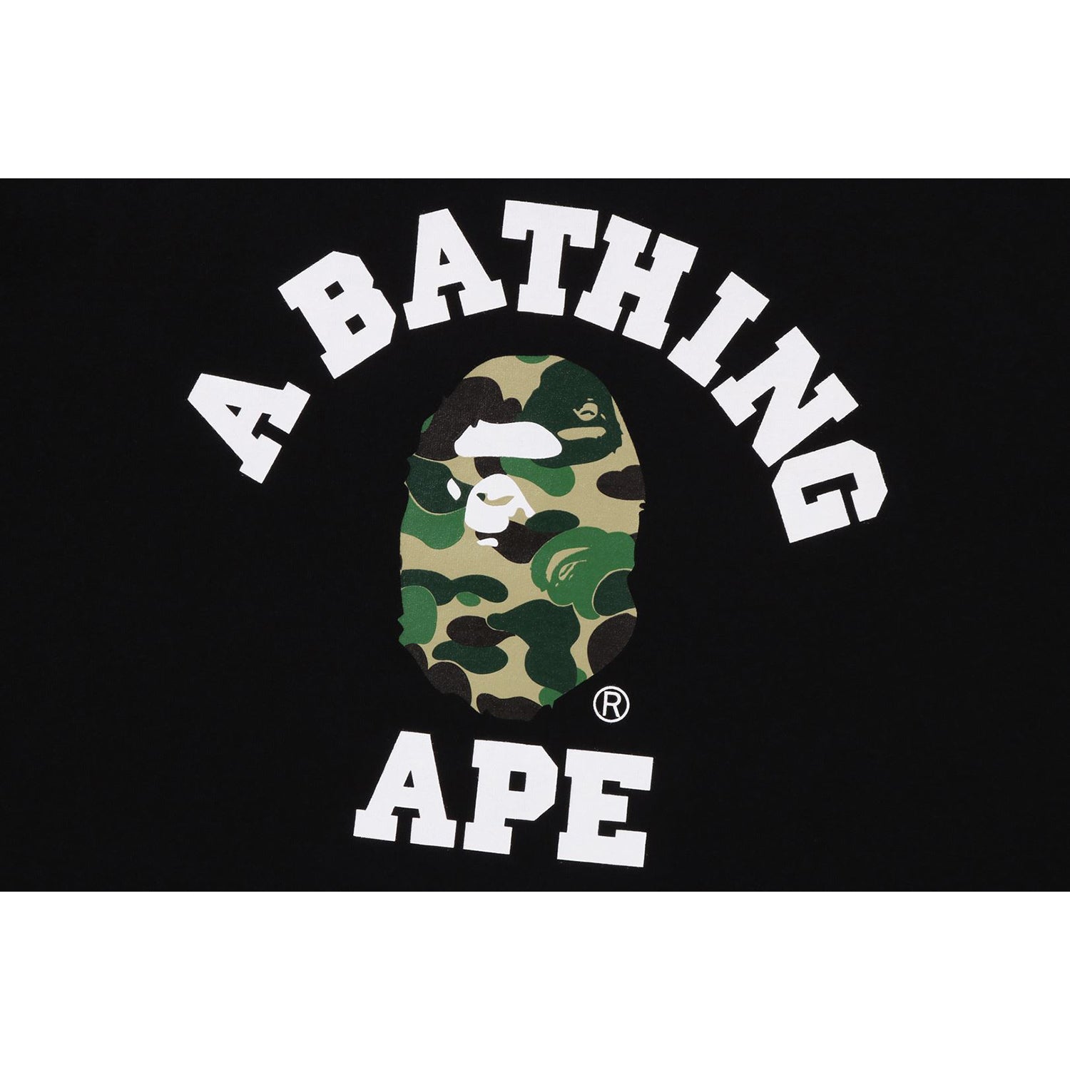 A Bathing Ape College ABC White/Green Camo Size hotsell Large