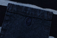 INDIGO DISCHARGE PRINT RELAXED FIT TEE MENS