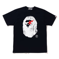 APE HEAD INDIGO TEE MENS