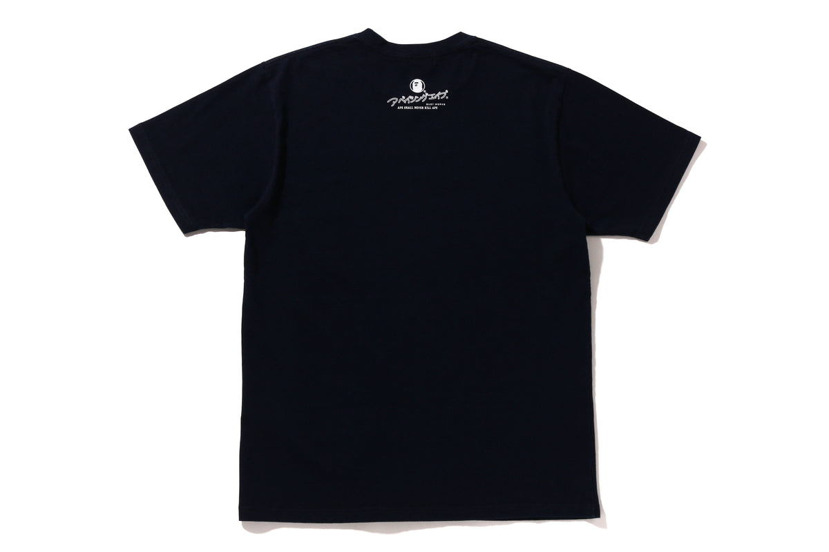 APE HEAD INDIGO TEE MENS