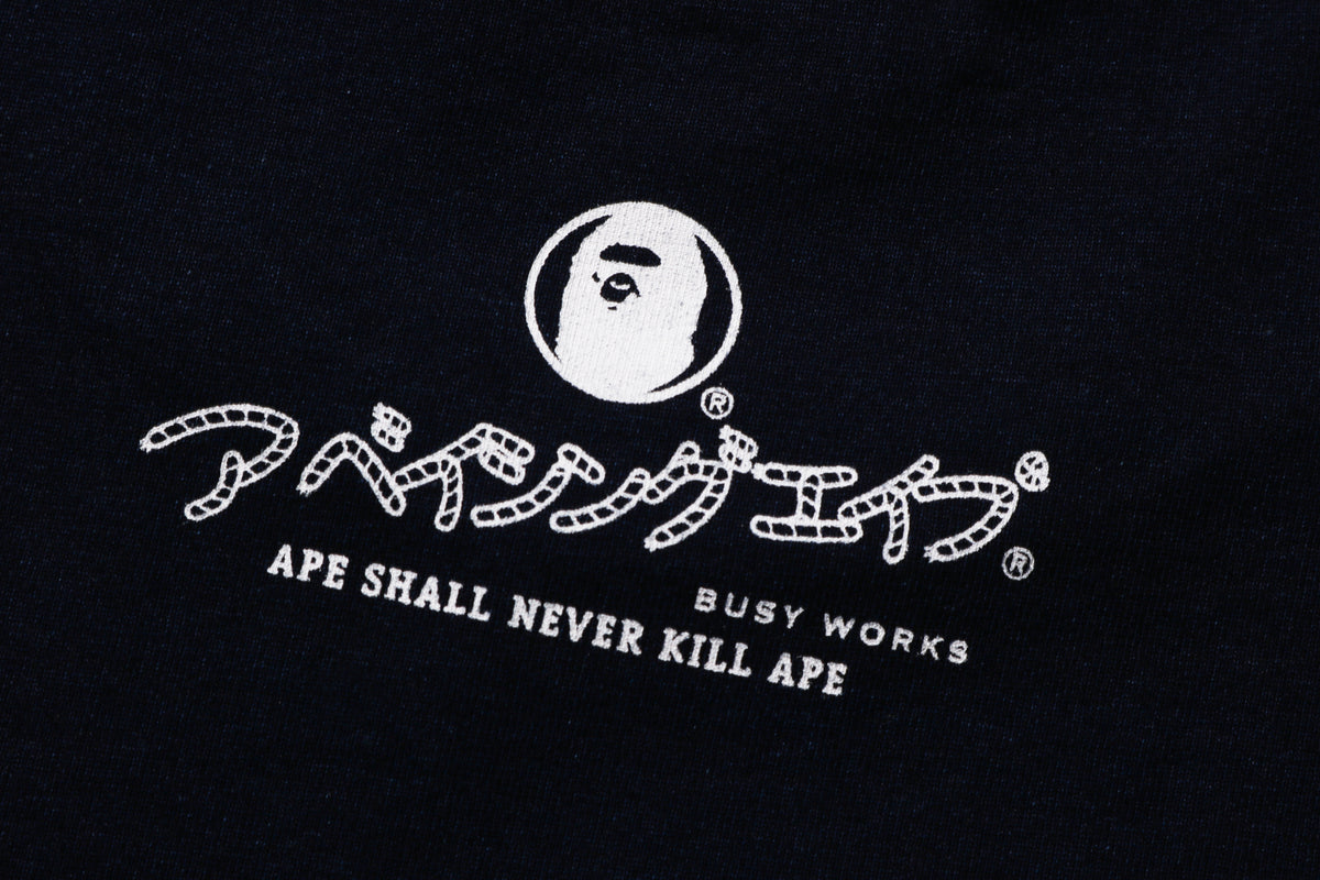 APE HEAD INDIGO TEE MENS