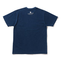 APE HEAD INDIGO TEE MENS