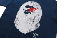 APE HEAD INDIGO TEE MENS