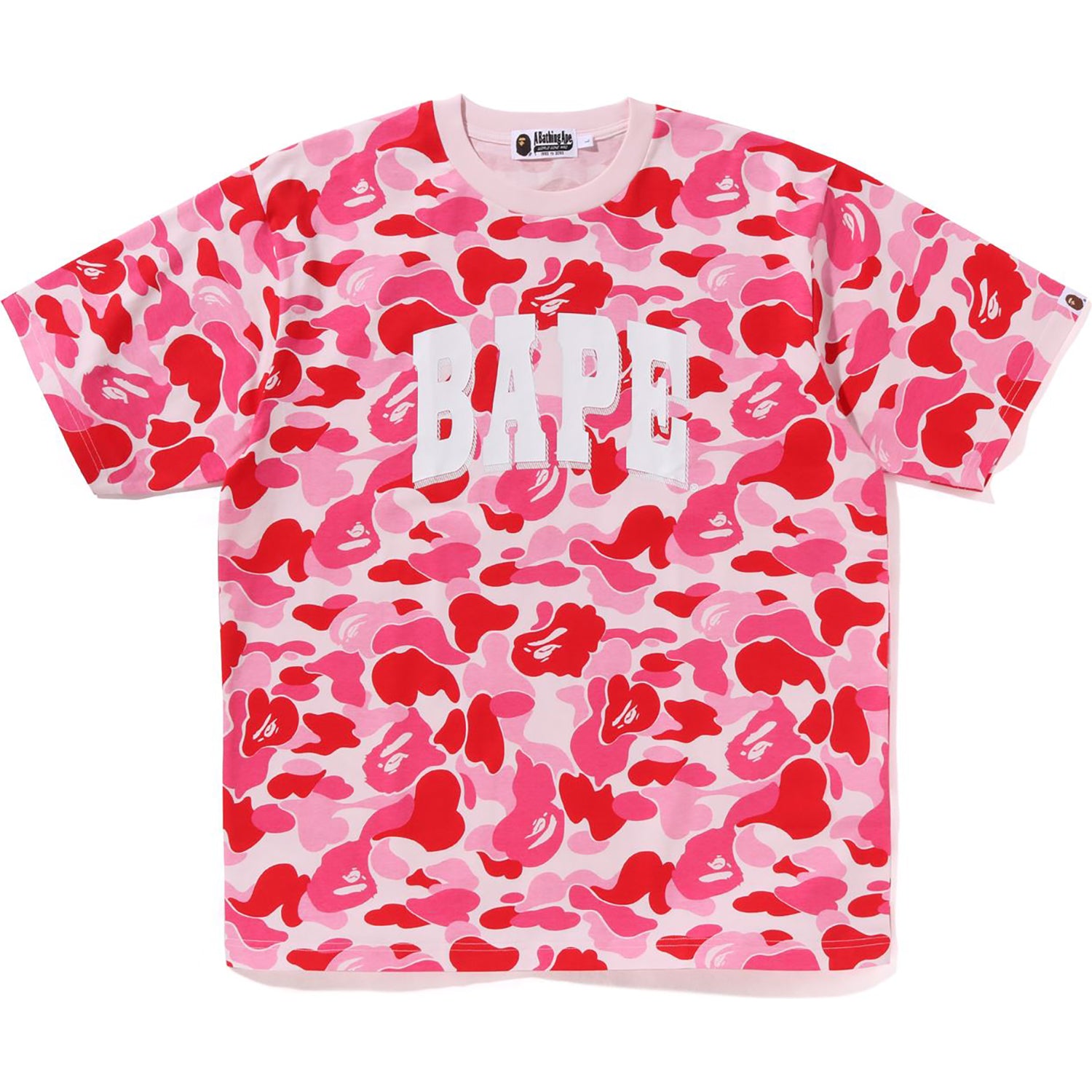 AbathingapeA BATHING APE ABC CAMO PINK M - トップス