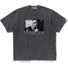 MAD APE GRAPHIC ACID WASH RELAXED FIT TEE MENS