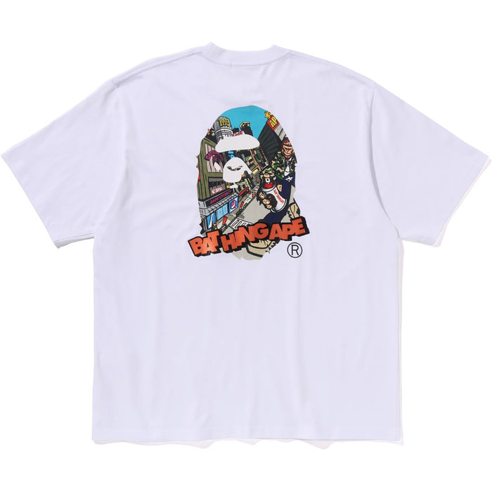 COMIC ART APE HEAD RELAXED FIT TEE MENS