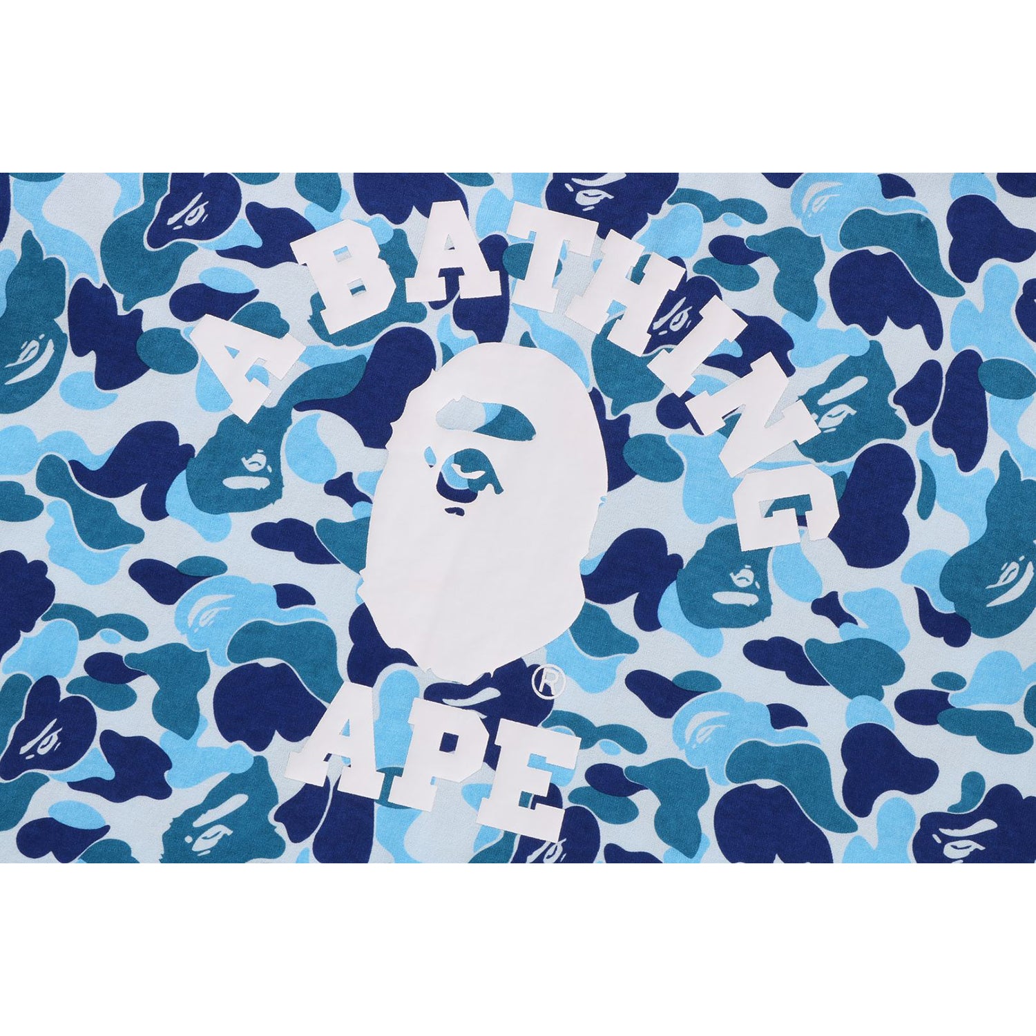 A Bathing Ape College ABC White/Blue 2024 Camo Size XL