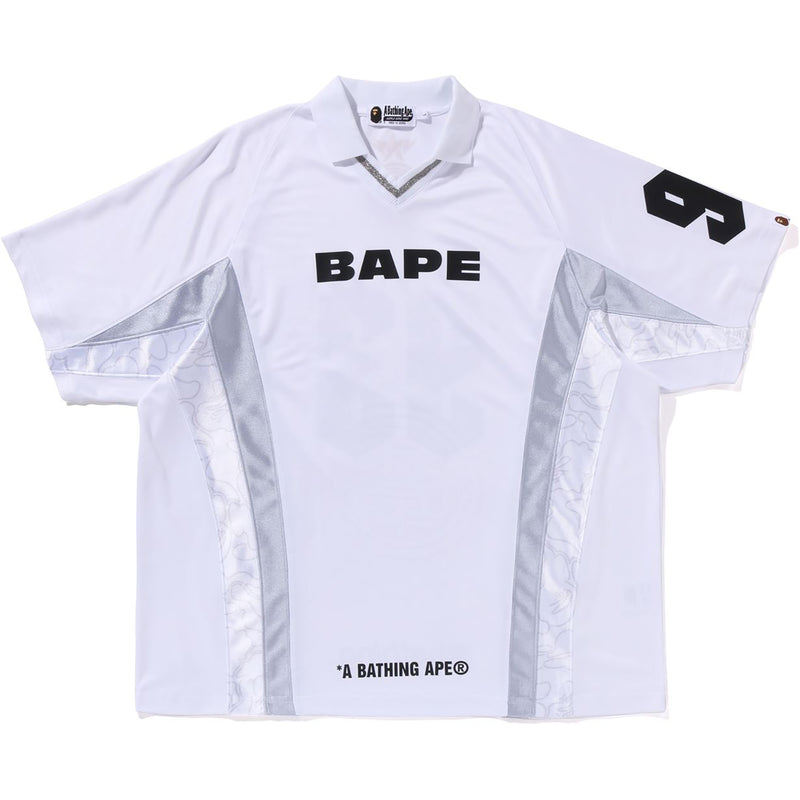 MULTI LOGO RELAXED FIT SOCCER JERSEY MENS