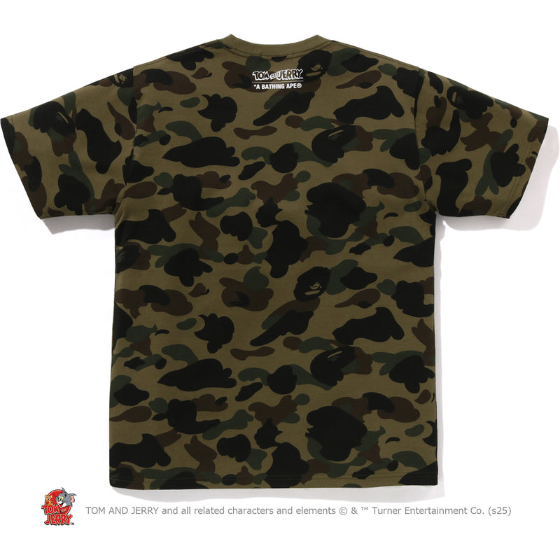 BAPE X TOM AND JERRY 85TH -  1ST CAMO TEE MENS