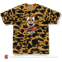 BAPE X TOM AND JERRY 85TH -  1ST CAMO TEE MENS