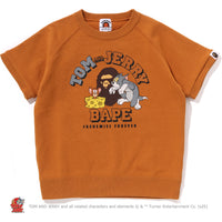 BAPE X TOM AND JERRY 85TH -  RELAXED FIT SWEAT TEE KIDS