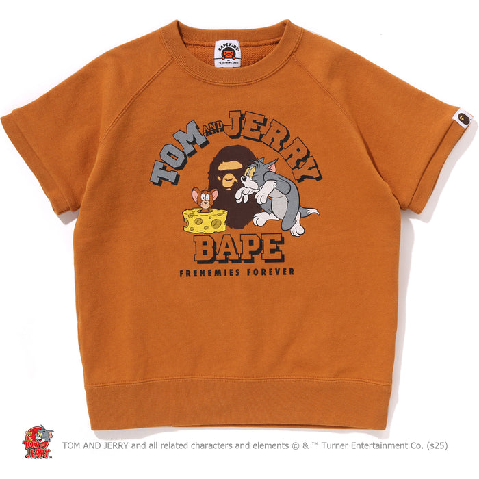 BAPE X TOM AND JERRY 85TH -  RELAXED FIT SWEAT TEE KIDS