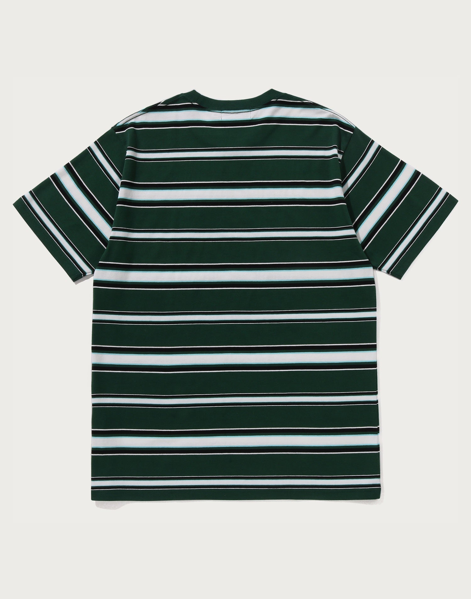 BAPE MENS APE HEAD COLLEGE STRIPE TEE