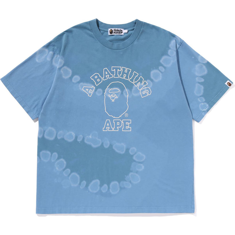 HAND DYE COLLEGE RELAXED FIT TEE MENS