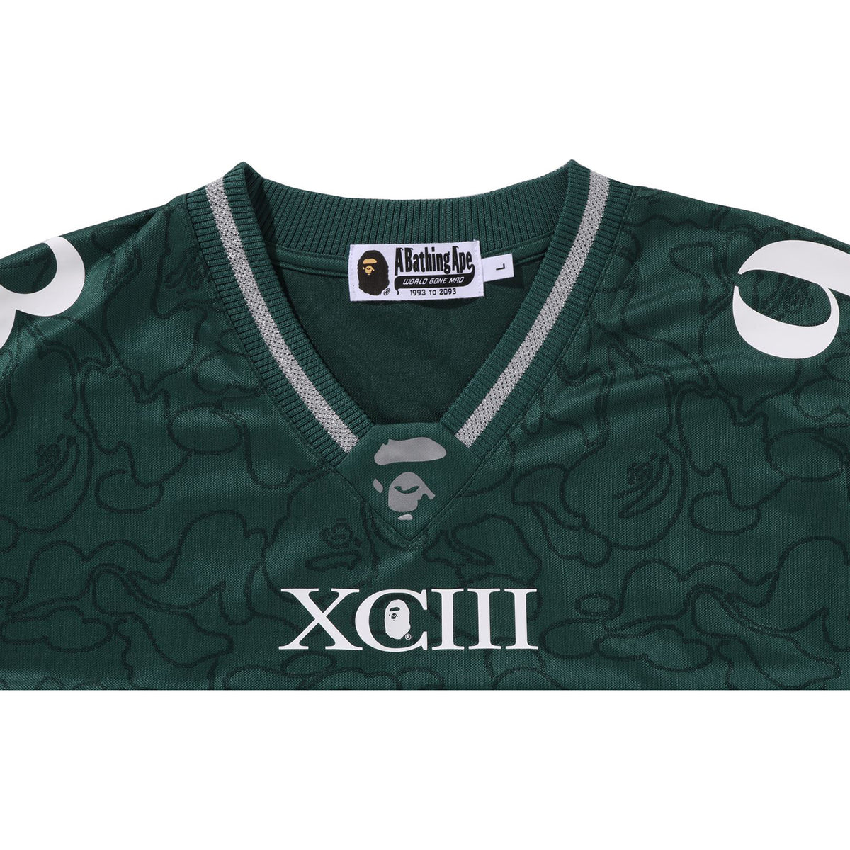 LINE CAMO MULTI LOGO RELAXED FIT FOOTBALL JERSEY MENS