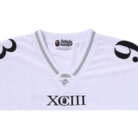 LINE CAMO MULTI LOGO RELAXED FIT FOOTBALL JERSEY MENS