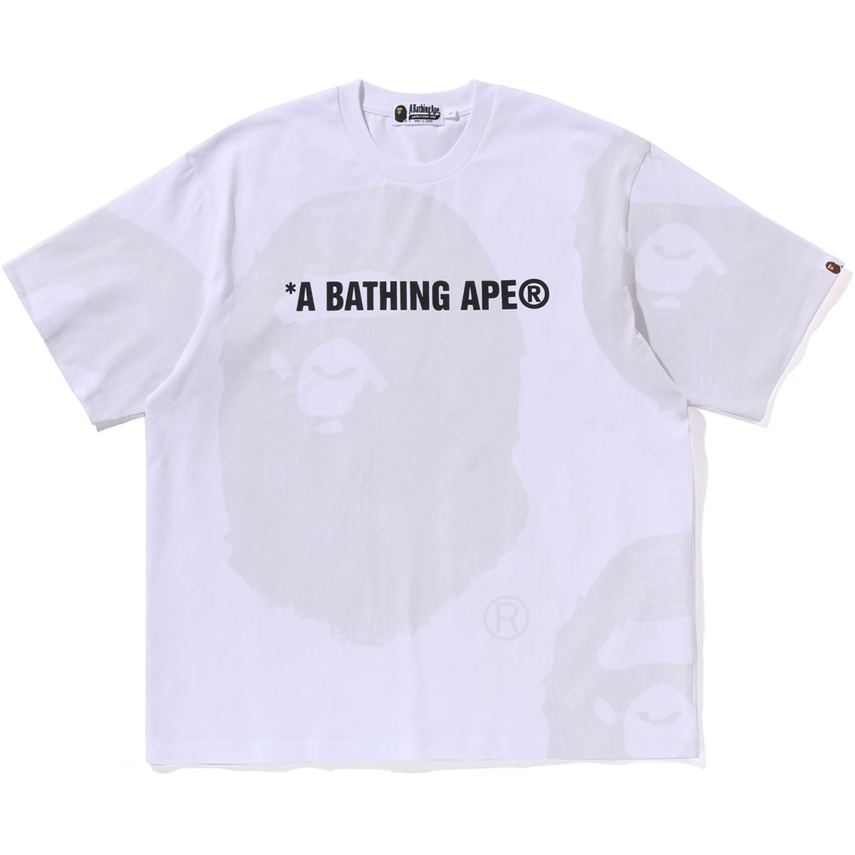 WATER PRINT APE HEAD RELAXED FIT TEE MENS