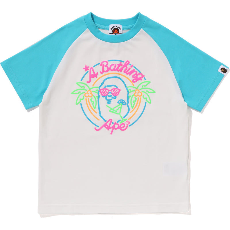 NEON APE HEAD TEE KIDS