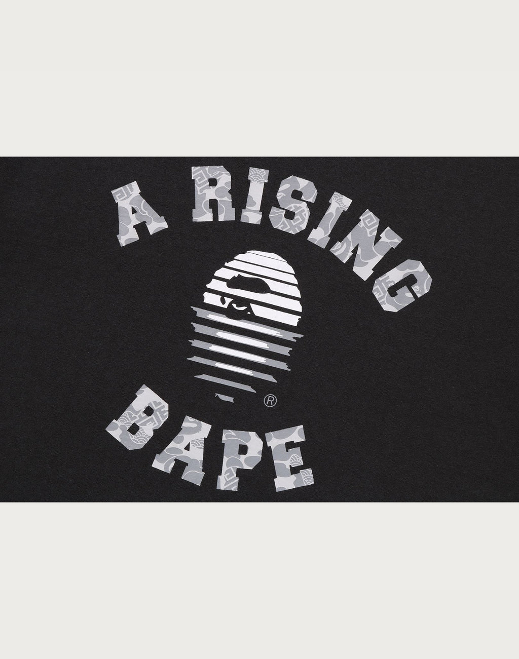 A RISING BAPE TEE MENS