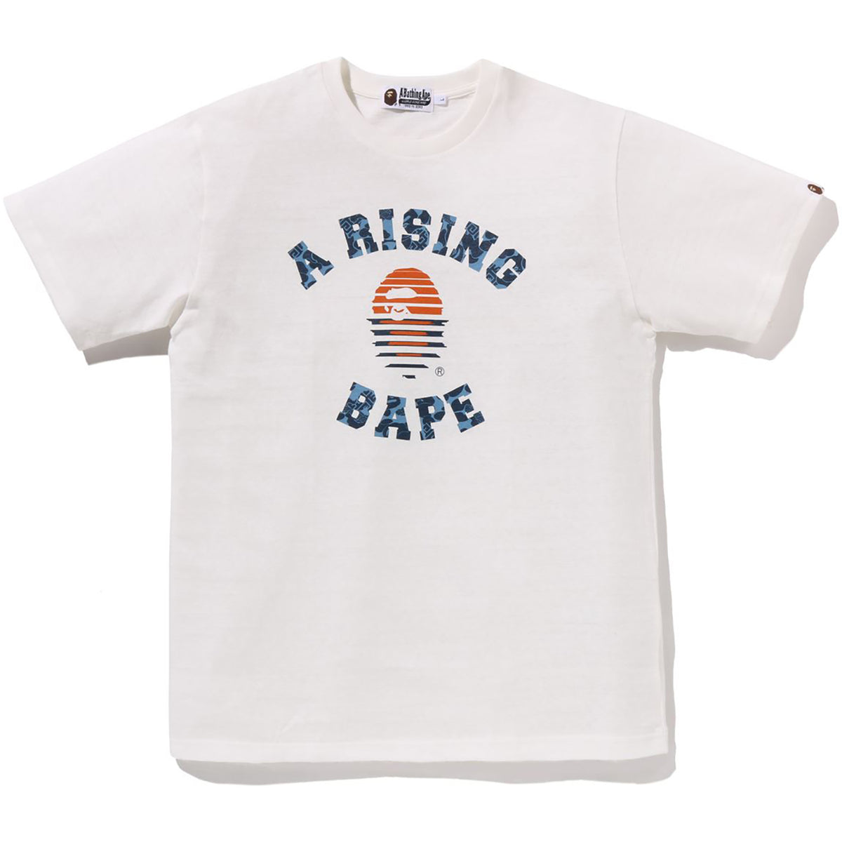 A RISING BAPE TEE MENS