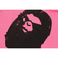 BAPE X SAINT MXXXXXX MAD FACE HANDPRINTING TEE MENS
