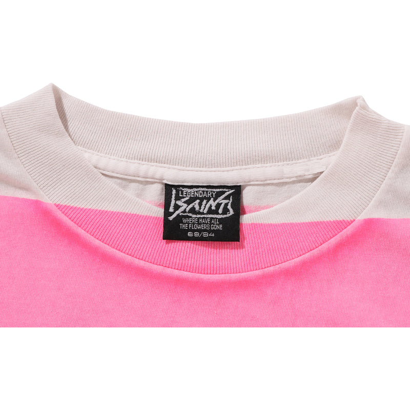 BAPE X SAINT MXXXXXX MAD FACE HANDPRINTING TEE MENS