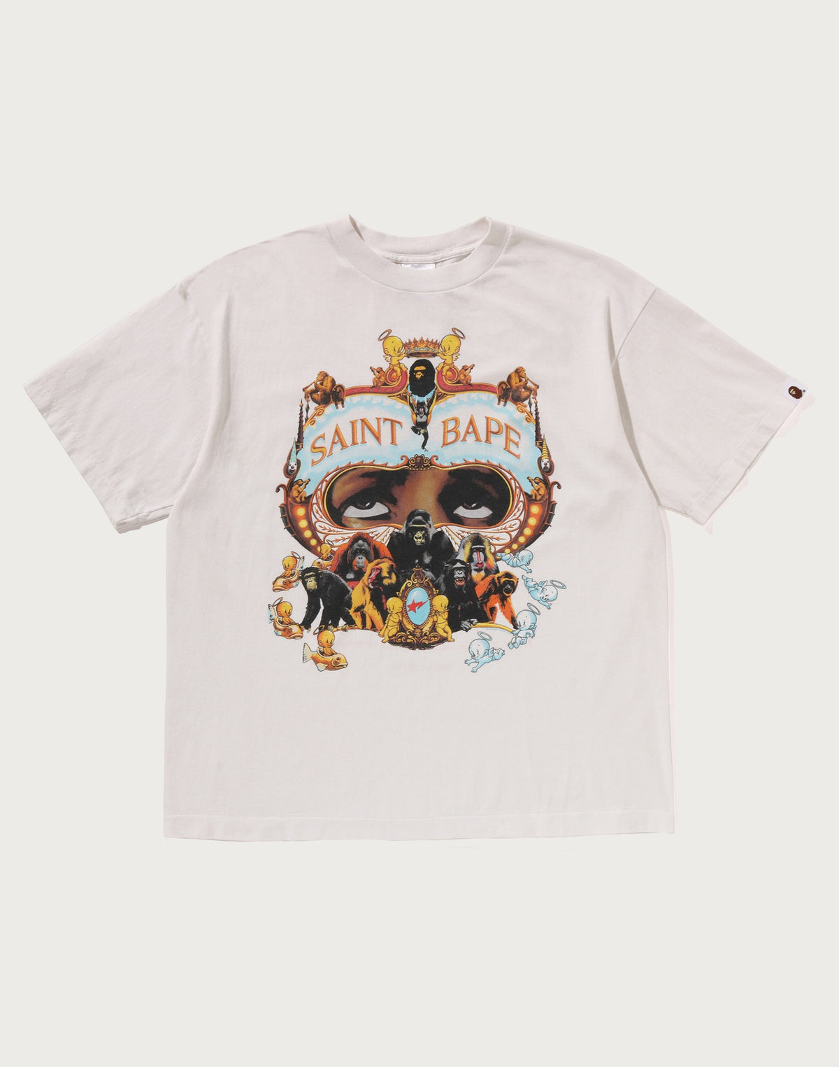 BAPE X SAINT MXXXXXX GENERATION TEE MENS