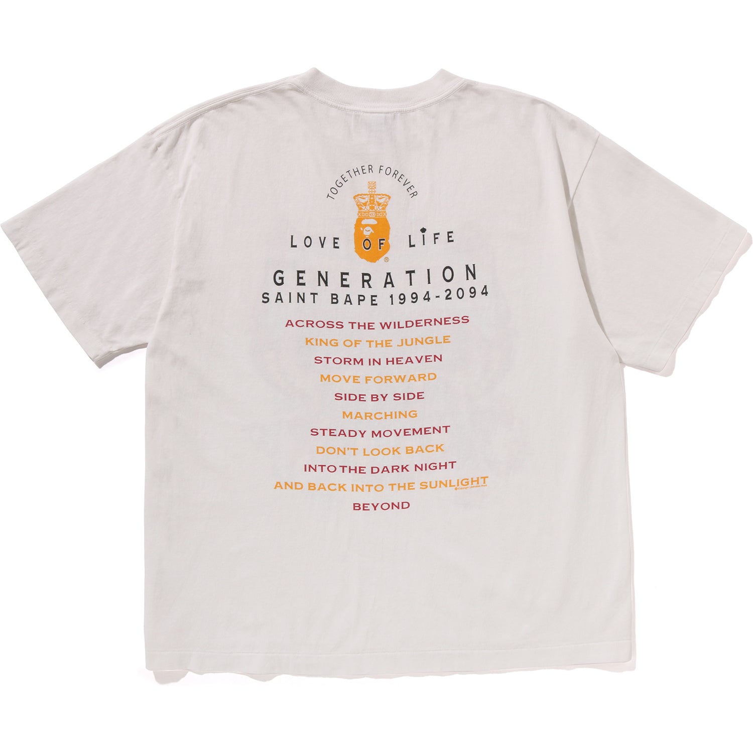 BAPE X SAINT MXXXXXX GENERATION TEE MENS – us.bape.com