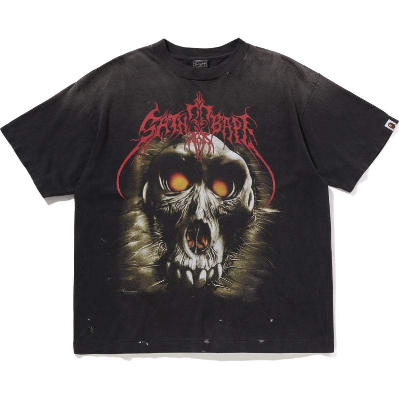 BAPE X SAINT MXXXXXX SAINT BAPE TEE MENS