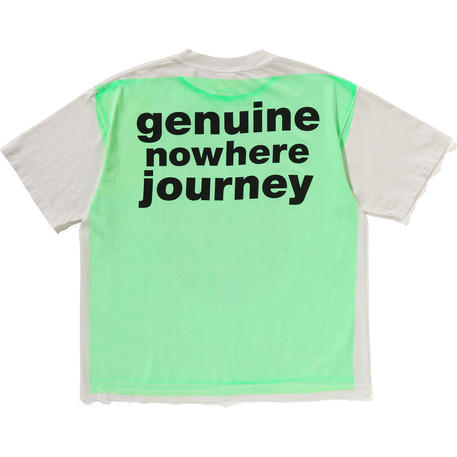 BAPE X SAINT MXXXXXX MAD FACE HANDPRINTING TEE MENS – us