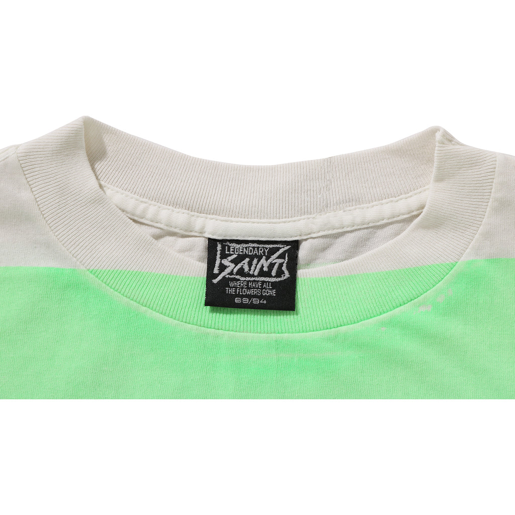 BAPE X SAINT MXXXXXX MAD FACE HANDPRINTING TEE MENS