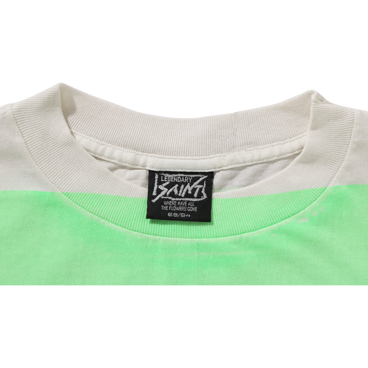 BAPE X SAINT MXXXXXX MAD FACE HANDPRINTING TEE MENS