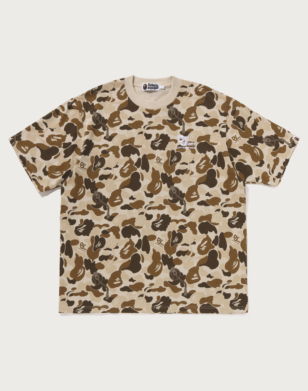 BAPE X DEF JAM CAMO RELAXED FIT TEE MENS