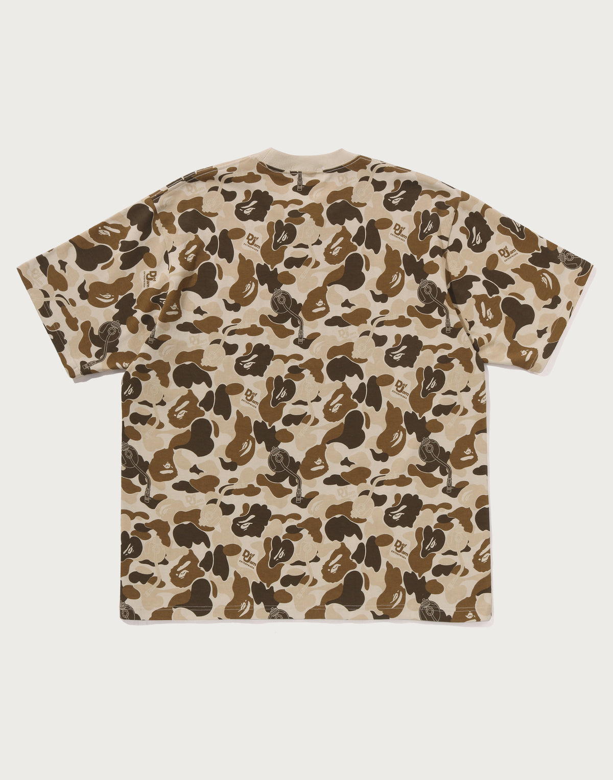BAPE X DEF JAM CAMO RELAXED FIT TEE MENS