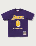 BAPE X M&N NBA - LOS ANGELES LAKERS TEE MENS
