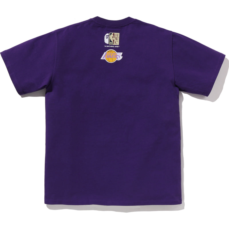 BAPE X M&N NBA - LOS ANGELES LAKERS TEE MENS