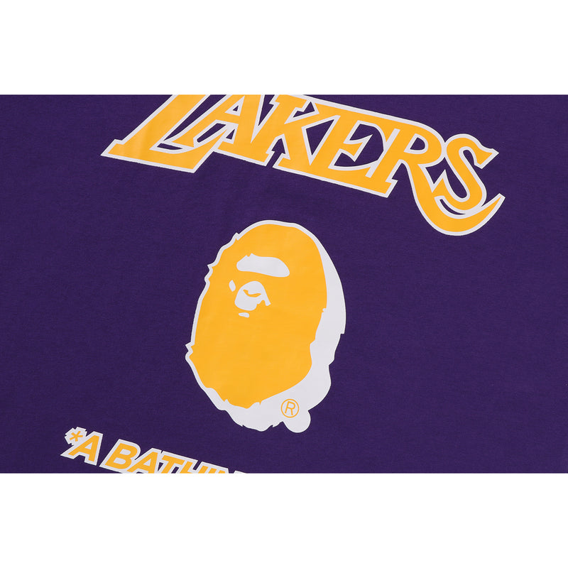 BAPE X M&N NBA - LOS ANGELES LAKERS TEE MENS