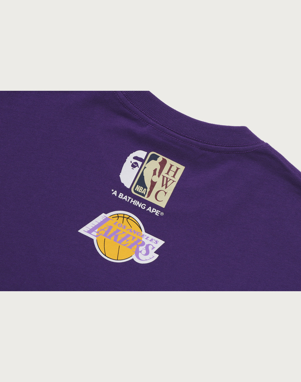 BAPE X M&N NBA - LOS ANGELES LAKERS TEE MENS