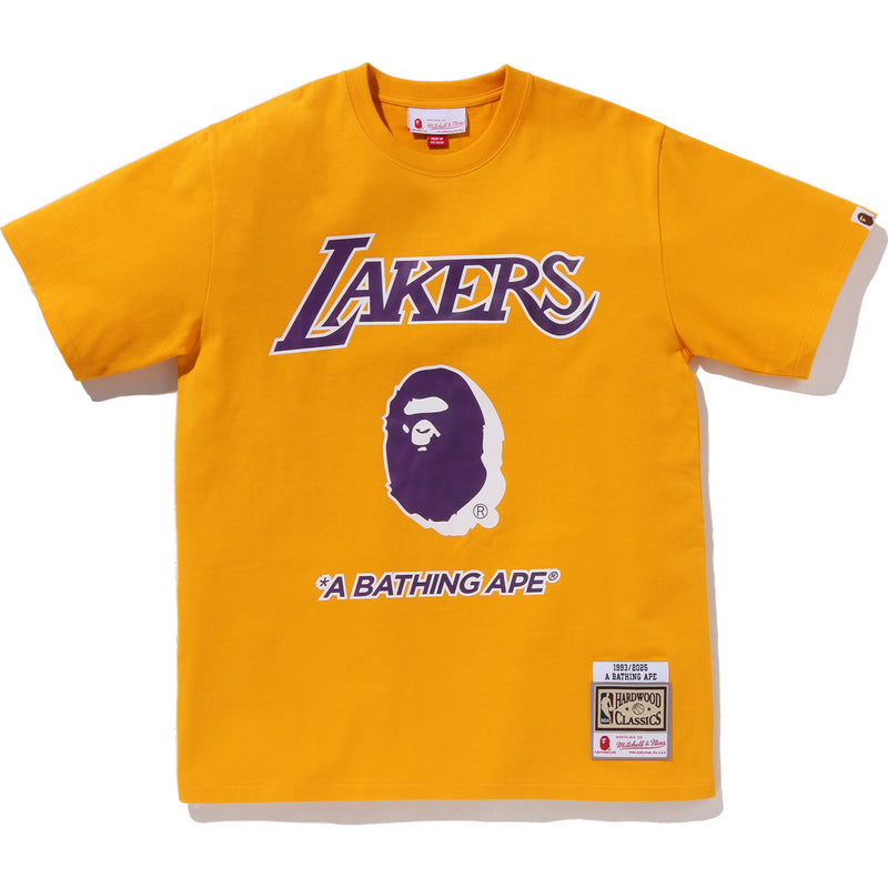 BAPE X M&N NBA - LOS ANGELES LAKERS TEE MENS