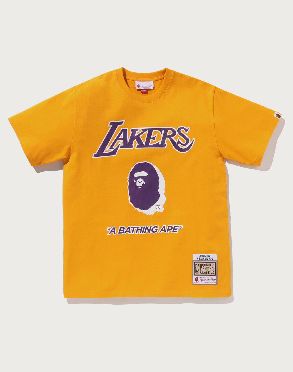 BAPE X M&N NBA - LOS ANGELES LAKERS TEE MENS