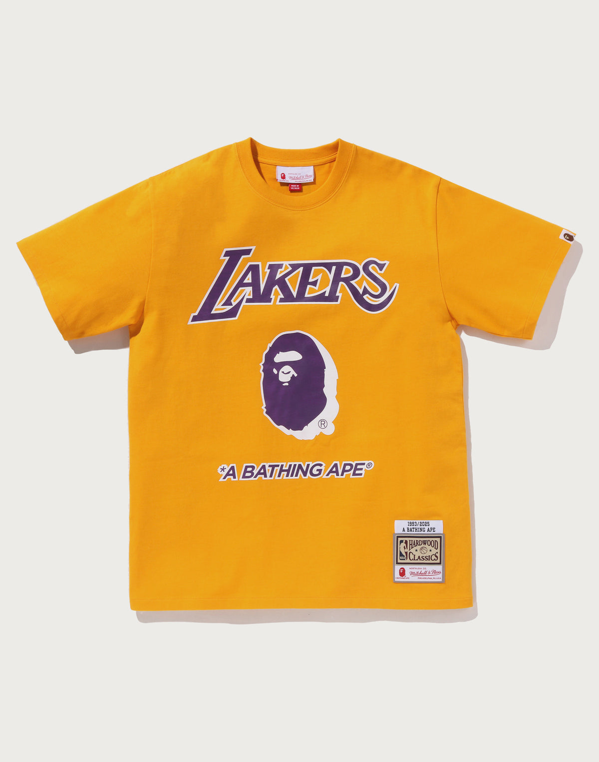 BAPE X M&N NBA - LOS ANGELES LAKERS TEE MENS